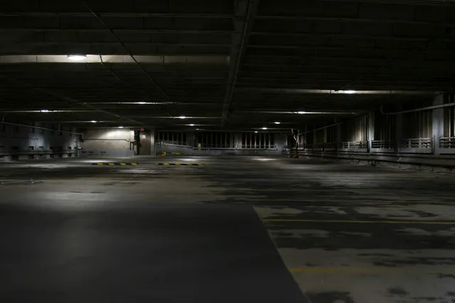 The bare interior of an unheated outbuilding, the room that solves a space problem by handing back five others